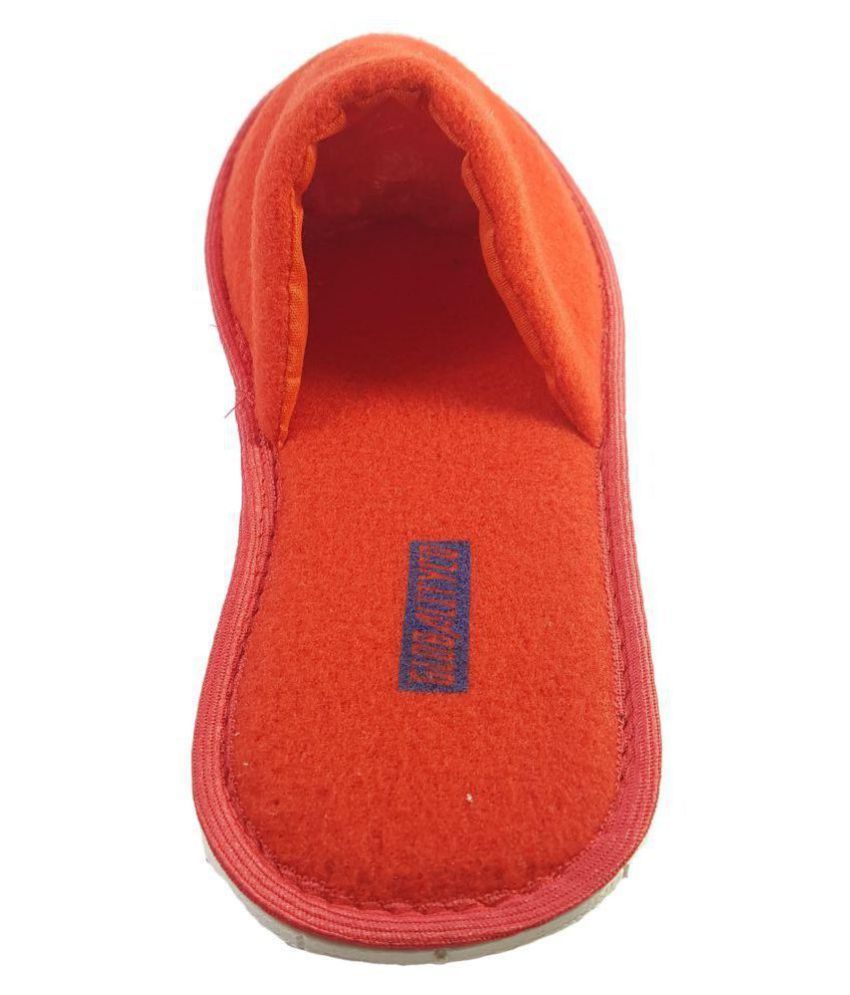 GlobalityCo Red Microfibre Bath Slippers Buy GlobalityCo Red Microfibre Bath Slippers Online