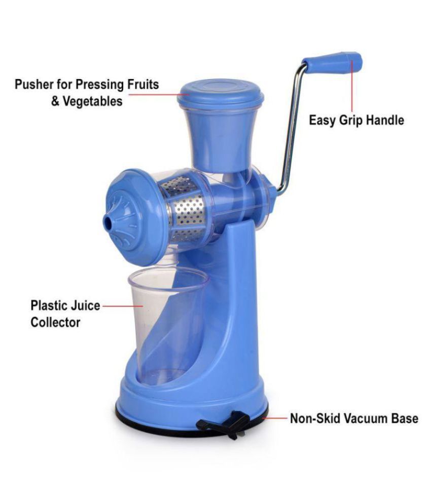 Srk Internationals Modern Manual Fruit Juicer Light Blue Manual