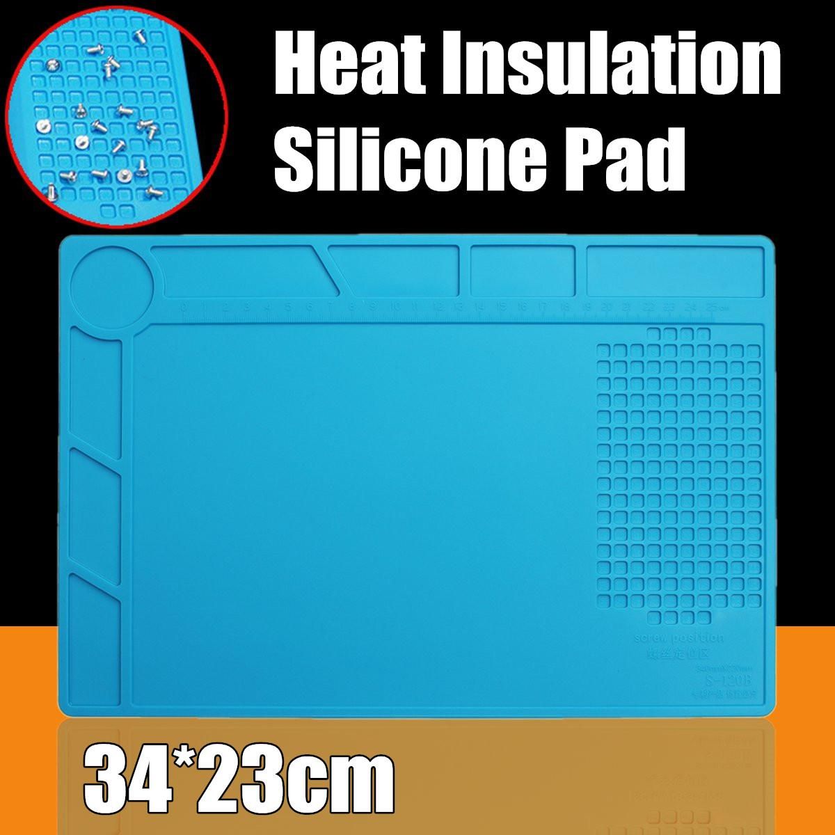 34x23cm Anti Static Solder Repair Heat Insulation Silicone Pad