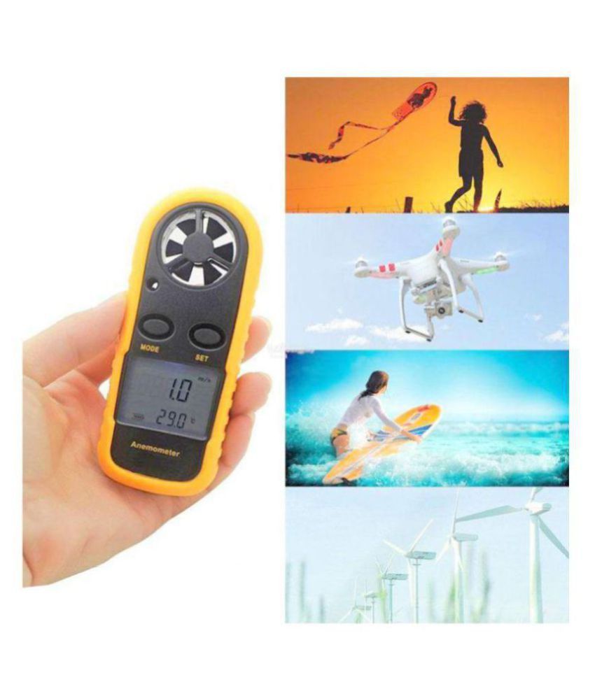 GM816 Digital Anemometer Mini Portable Handheld Wind Speed Meter Tester ...