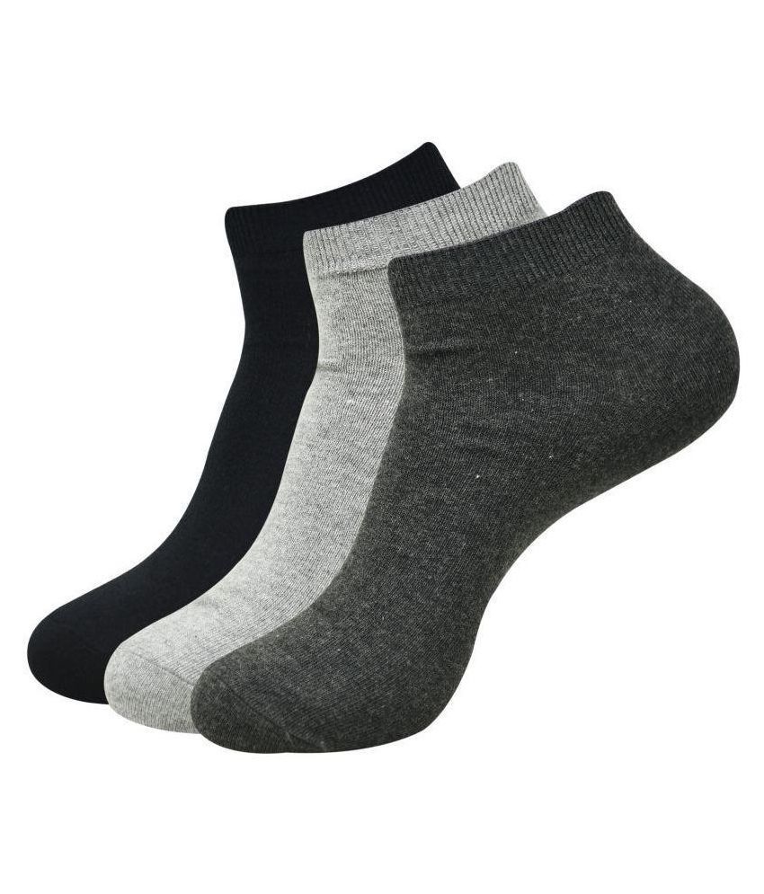 Balenzia Multi Casual Ankle Length Socks Pack of 3