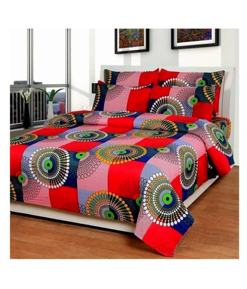 Homesense Cotton Double Bedsheet With 2 Pillow Covers Buy