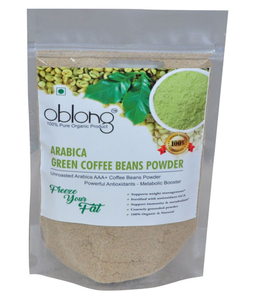 Oblong Premium Quality Green Coffee Powder 50 gm Fat Burner Powder