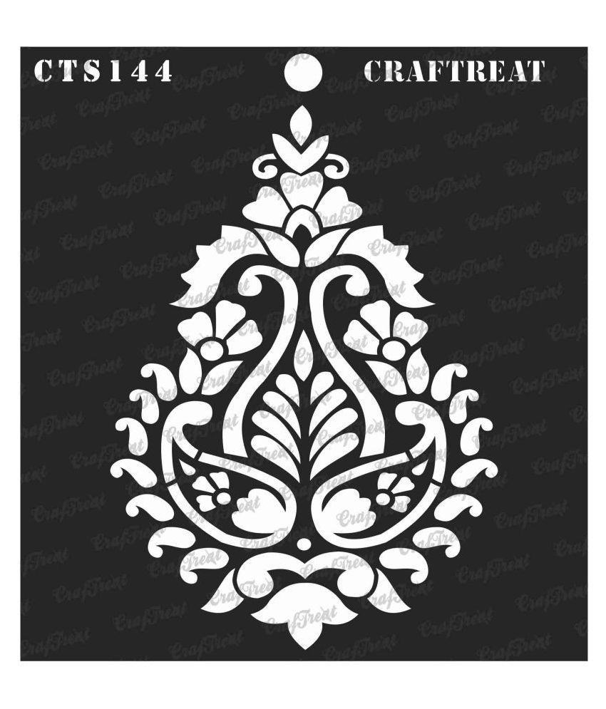 CrafTreat Stencil Paisley Damask 6 SDL636043632 1 84f57 