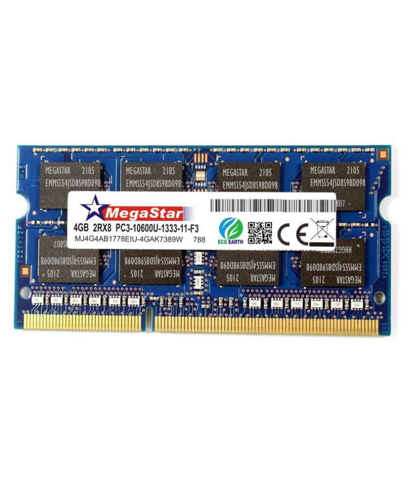 Kit Mémoire RAM Hynix DDR3 4 Go (2x2 Go) 1333 MHz PC3-10600 Pour PC Bureau - 240 Broches DIMM