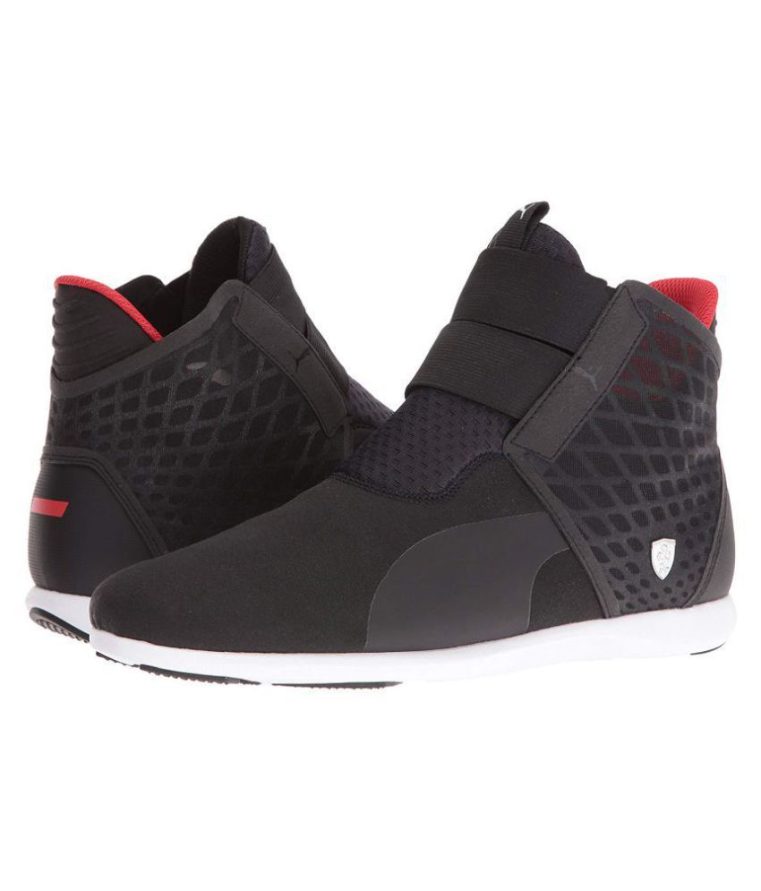 puma black shoes without laces