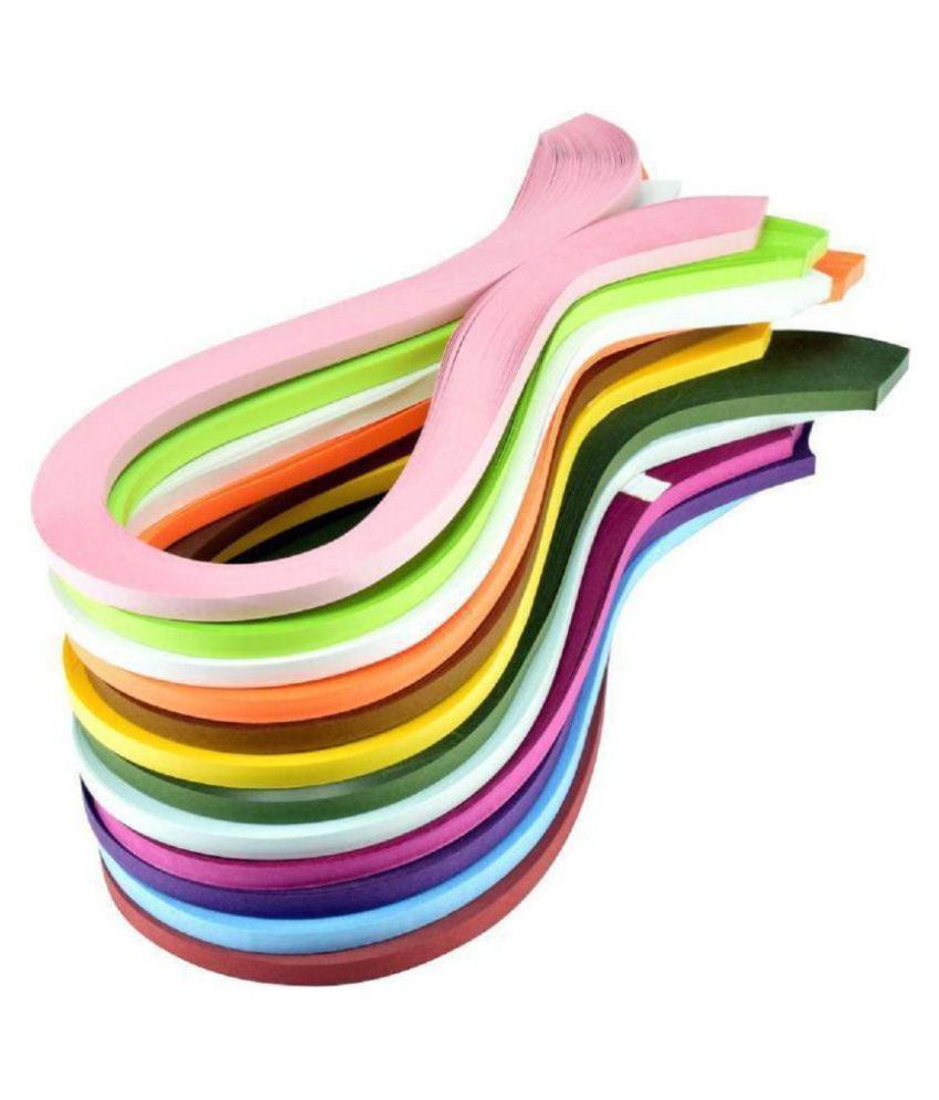 2000 Quilling Paper of 10 Different Colors (3mm 1000 and 5mm 1000