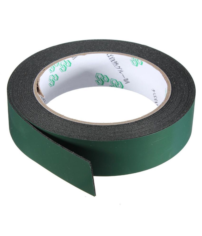 5M Strong Waterproof Adhesive Double Sided Foam Black Tape Car Trim