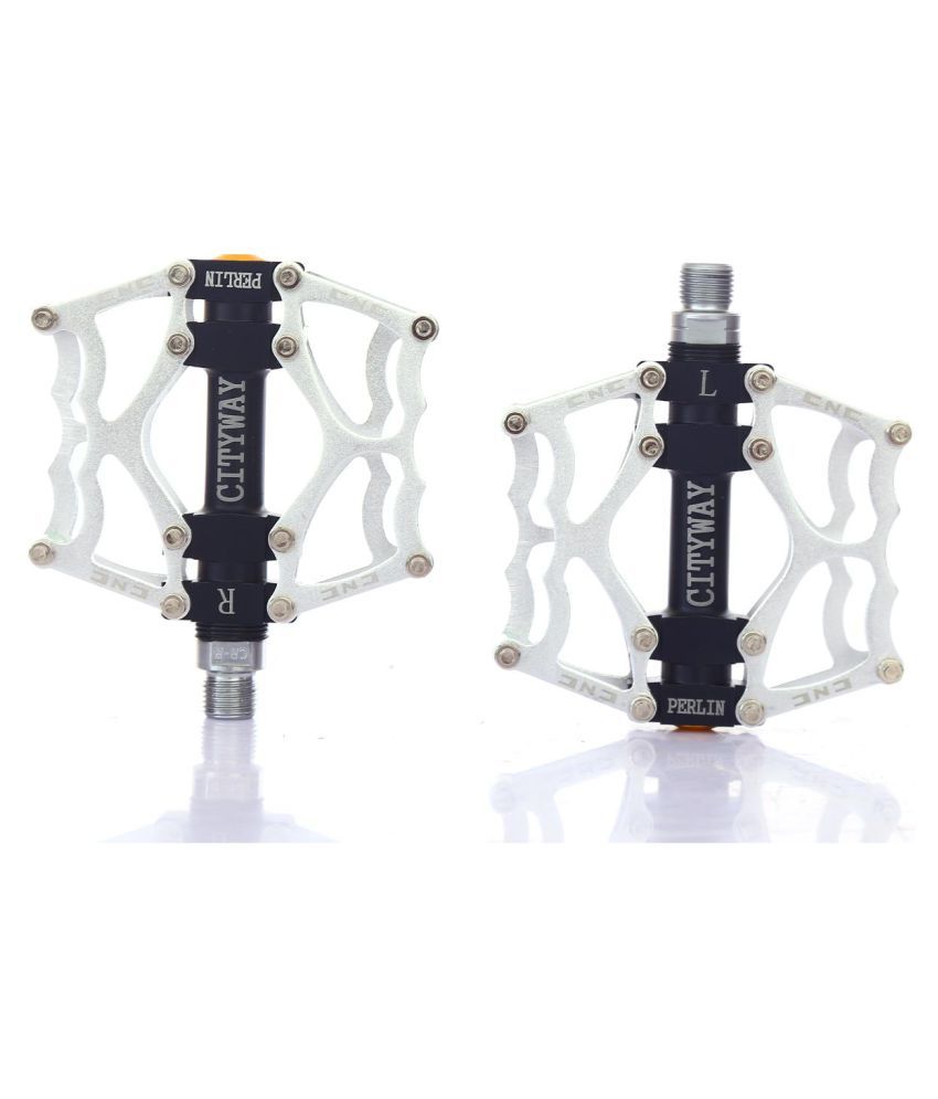 black and gold mountain bike pedals