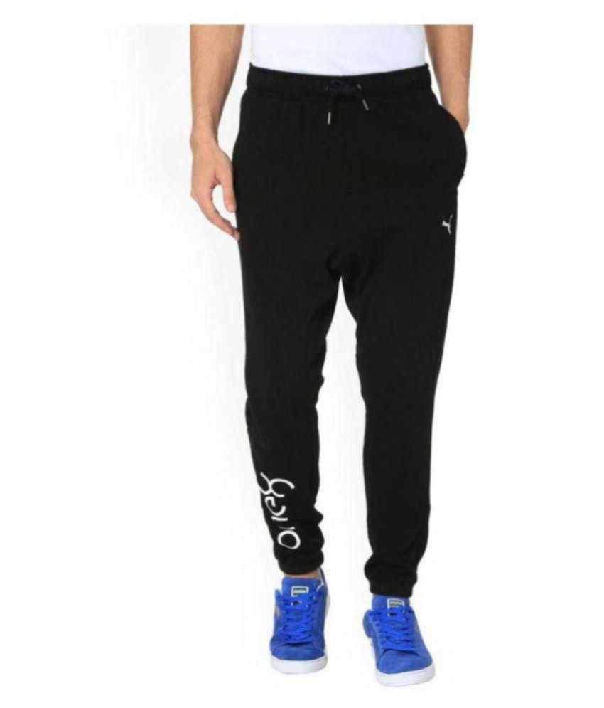 puma navy blue track pants