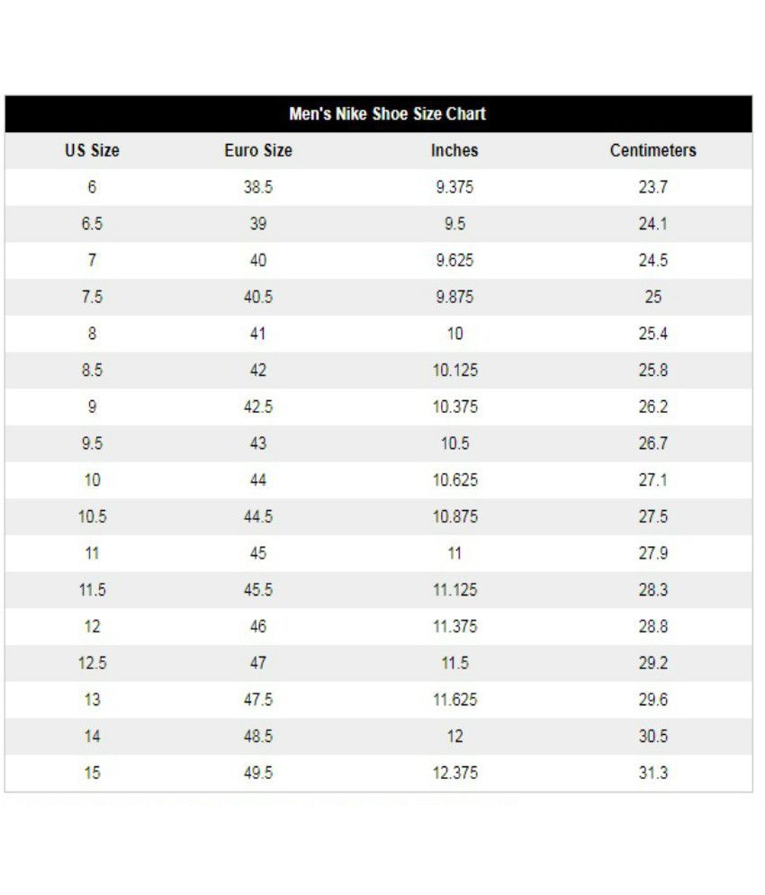 38 размер найк. Nike Size Chart обувь. 10 Us Nike размер. Nike Mens Shoes Size Chart in cm. 9 5 Us размер Nike.