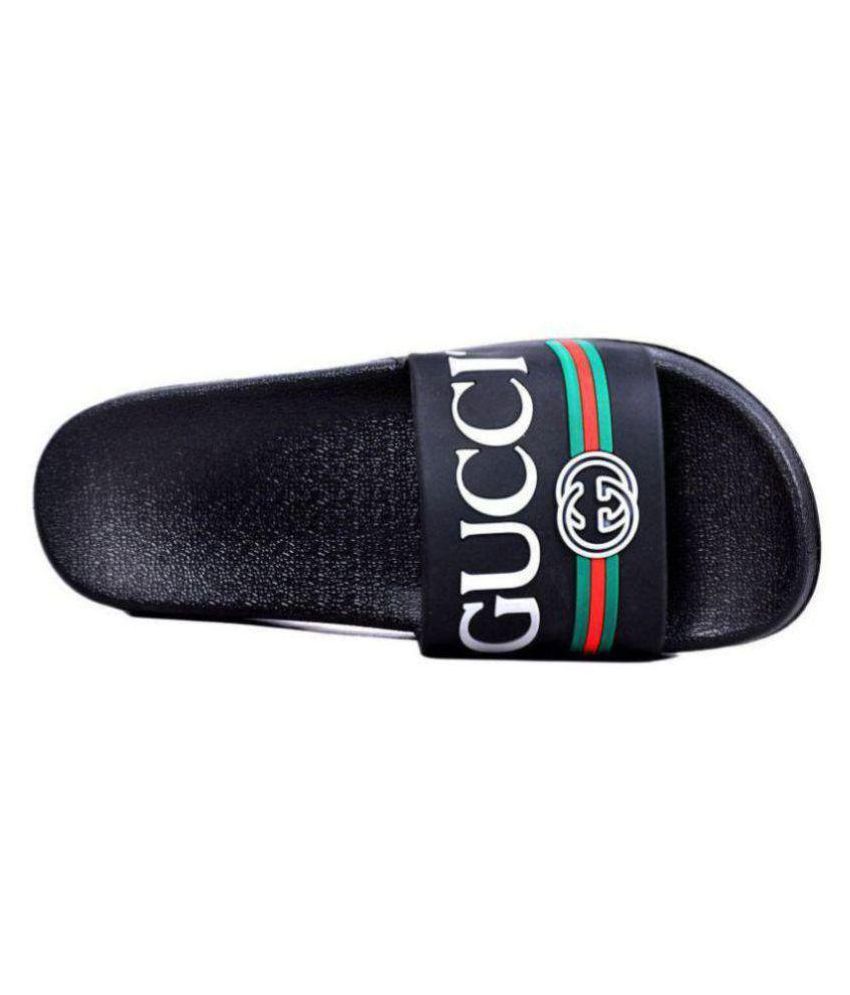 Buy Gucci Black Slide Flip flop Online 