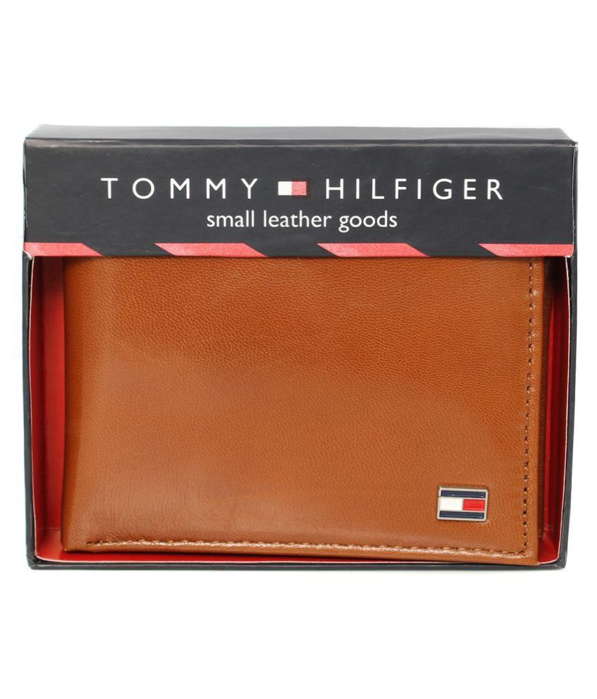 Tommy Hilfiger Leather Tan Formal Regular Wallet - Buy Tommy Hilfiger