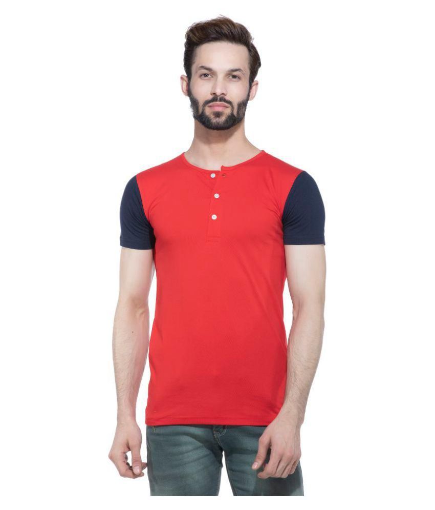 Tinted Red Half Sleeve T-Shirt - Buy Tinted Red Half Sleeve T-Shirt ...