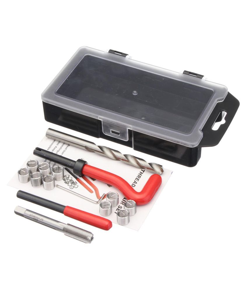 Helicoil Restoring Thread Repair Recoil Insert Kit M8/M10/M12 Drill