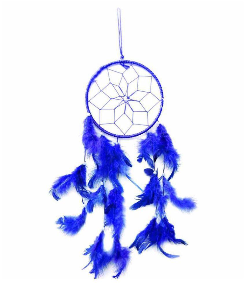 Satyamani Handmade Hobby Dream Catcher for Positive Energy Crystal Blue ...