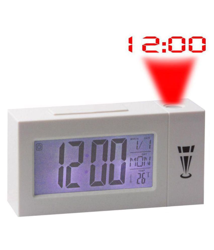 Jm Digital Voice Sound Control Projection Projector Alarm Clock