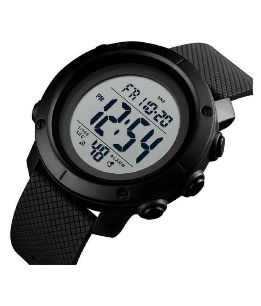 Skmei Sport 1426 Black Silica Strap ABS Casing Countdown  