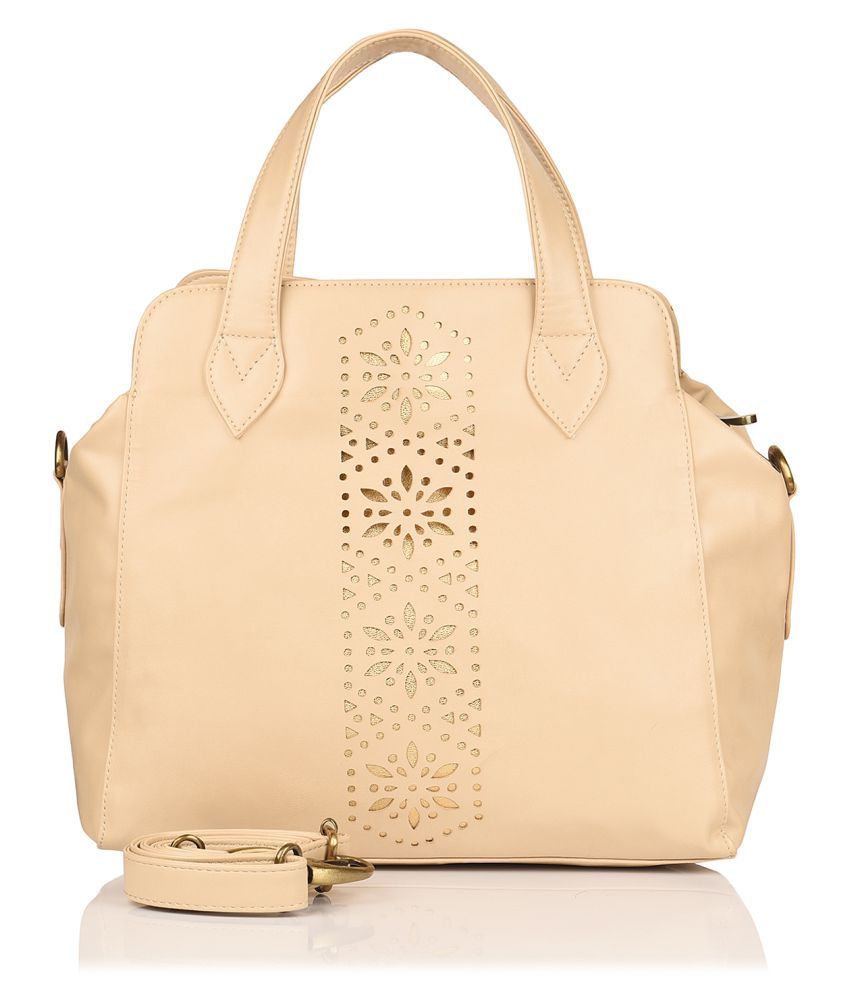 cream nylon bag