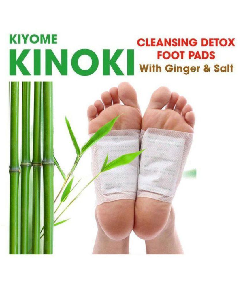    			Kinoki Cleansing Detox Foot Pads- 10Pcs, White & Gold Free Size
