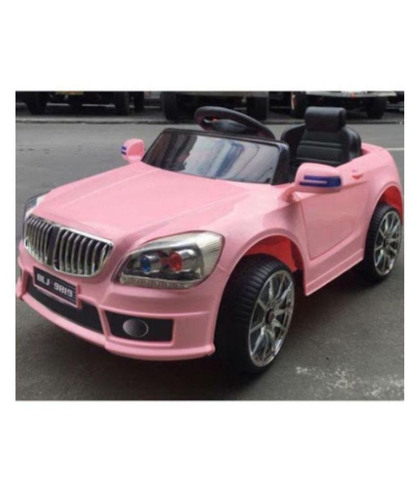 pink bmw baby car