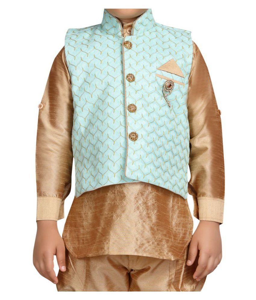 AJ Dezines Kids Kurta Pyjama Waistcoat Set for Boys Buy AJ Dezines