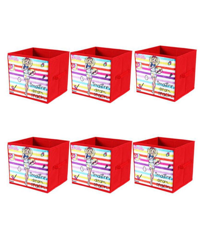     			Barbie Toys Organizer (Set of 6 pcs), Storage Box for Kids, Small_Barbie