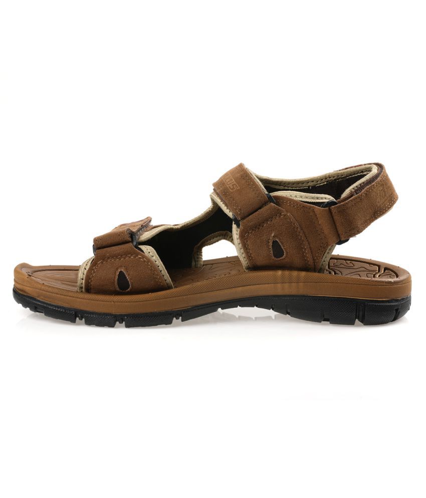 paragon men tan sandals