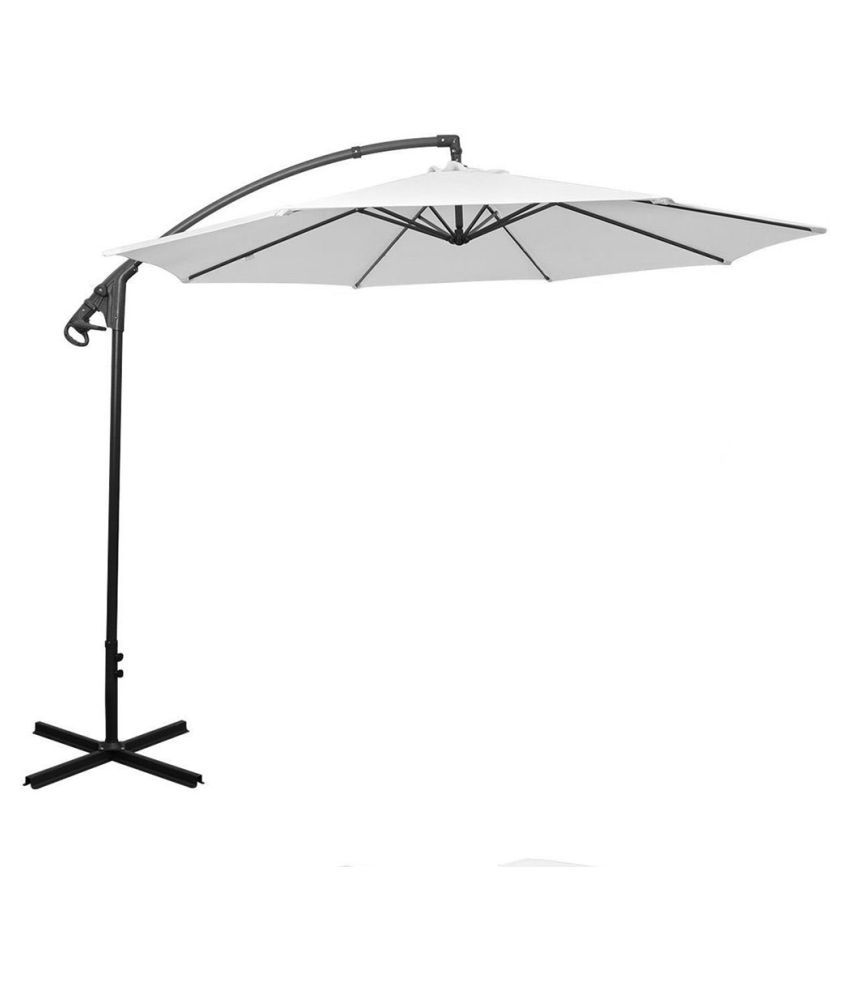 Outdoor Patio Umbrella 8 Feet 10 Kg Weight White Buy Outdoor