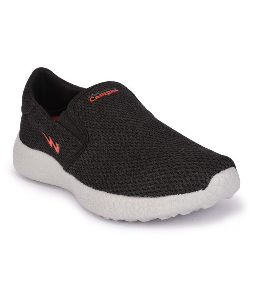     			Campus - Black Men's Sports Running Shoes