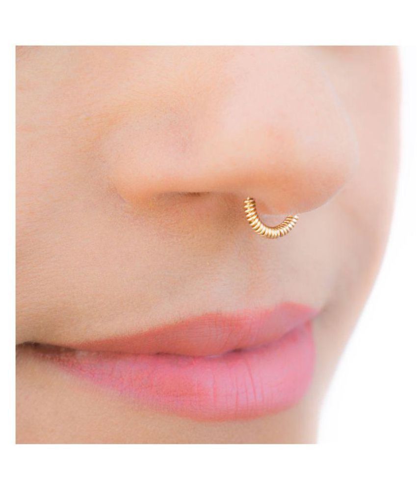 nose ring without piercing SeptumClipOnFakeNoseRingClicker Buy nose ring without piercing