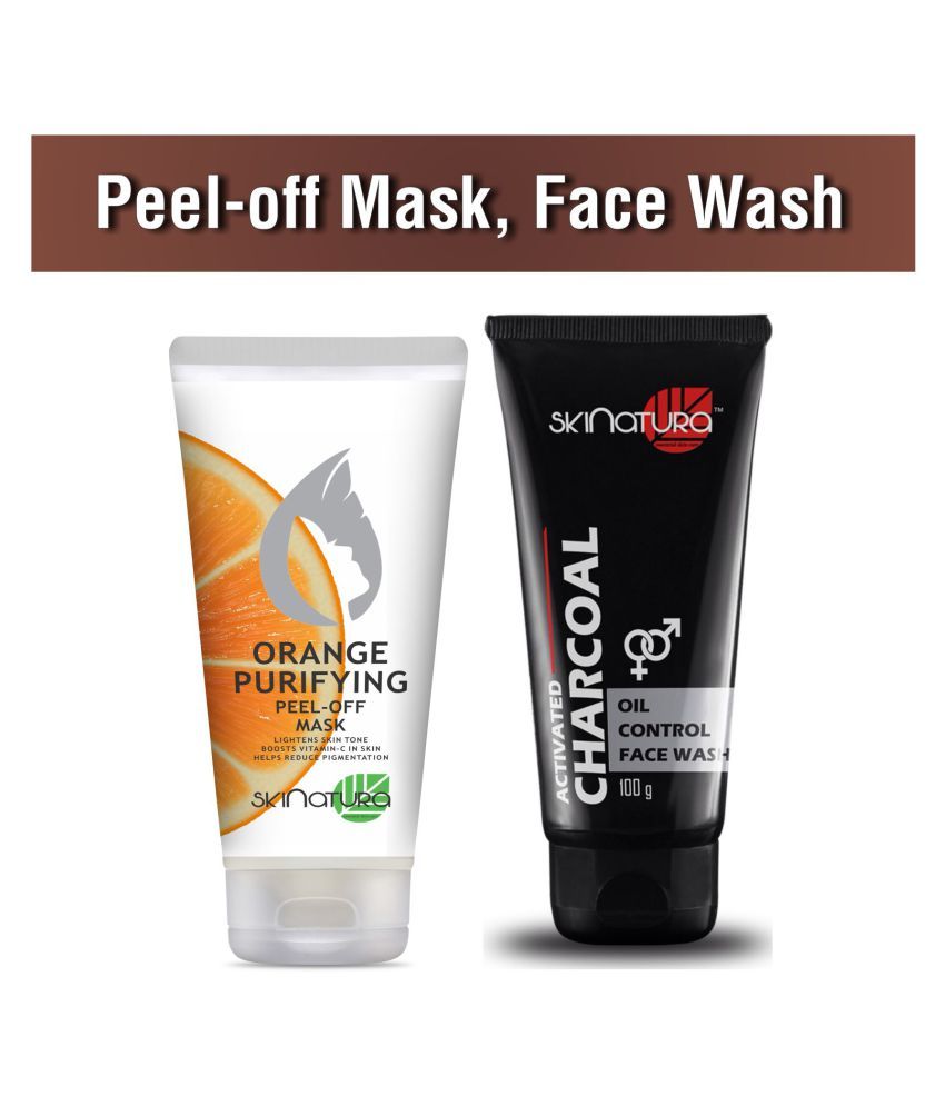 Skinatura Activated Charcoal Acne Control Face Pack & Orange Purifying