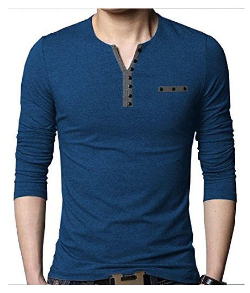 Try This Blue Full Sleeve T-Shirt - Buy Try This Blue Full Sleeve T ...
