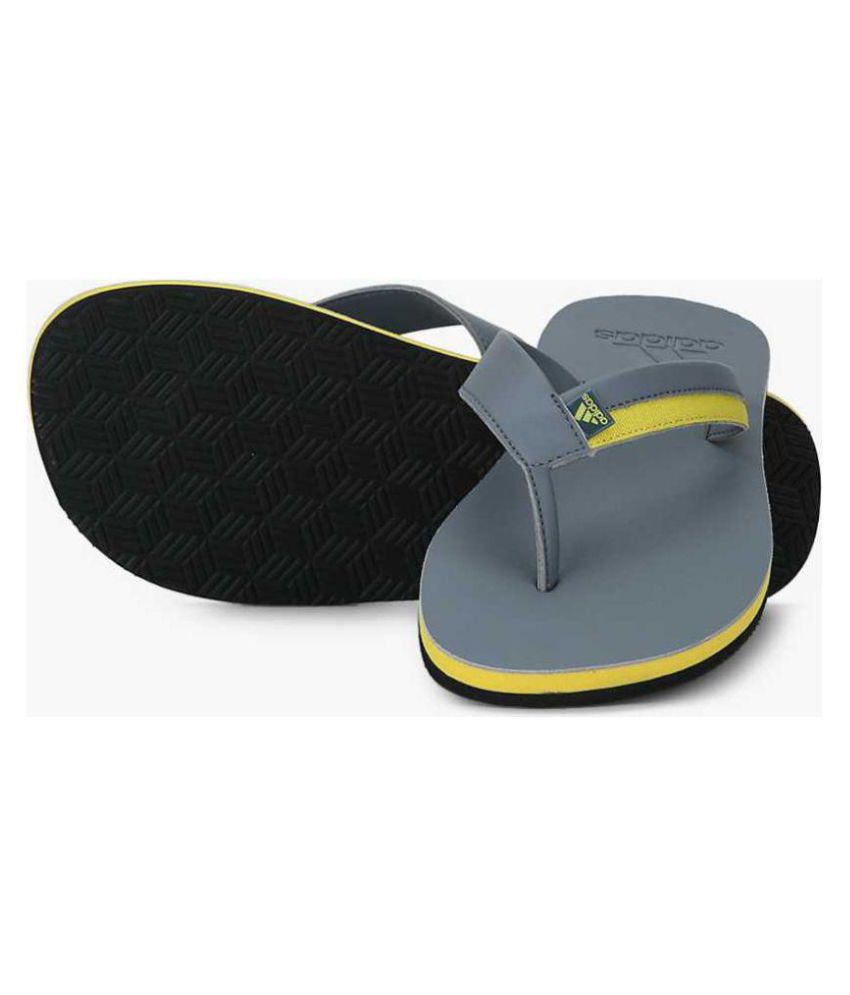 Buy Adidas Gray Daily Slippers 
