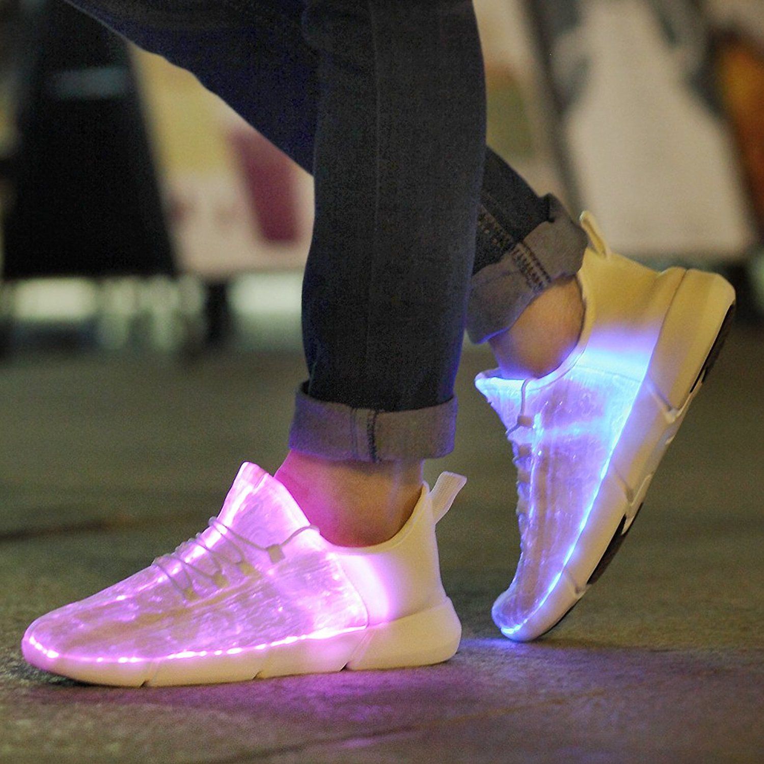 Mr.SHOES 11 Colors LED White Running Shoes - Buy Mr.SHOES 11 Colors LED 