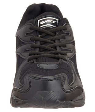 sparx black school shoes