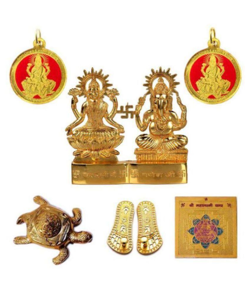     			vastughar Shubh Dhan Laxmi Yantra Set with Nazar Raksha Kavach