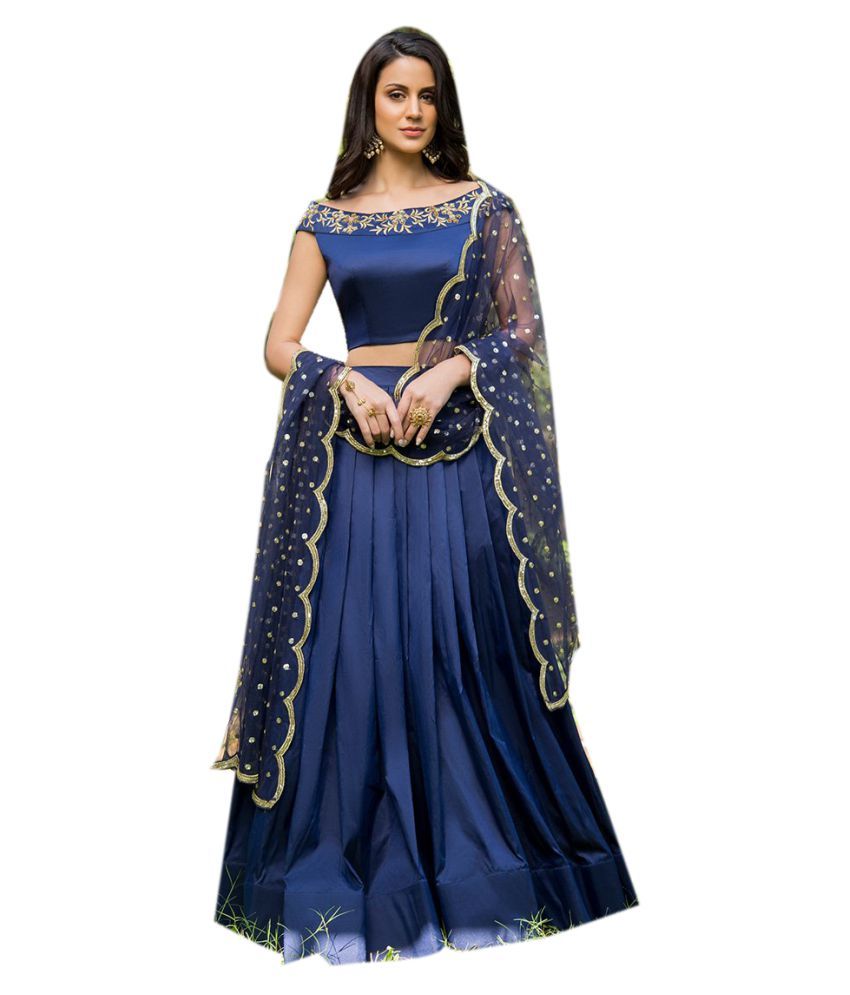 light blue chaniya choli