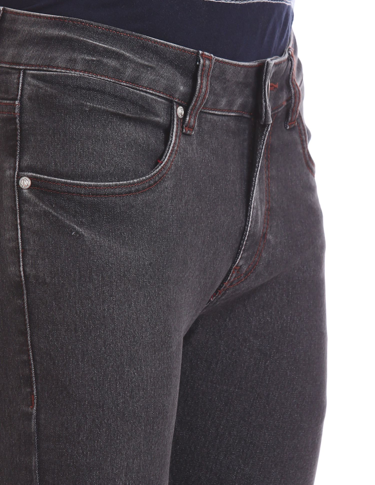 Ruf And Tuf Black Slim Jeans - Buy Ruf And Tuf Black Slim Jeans Online ...
