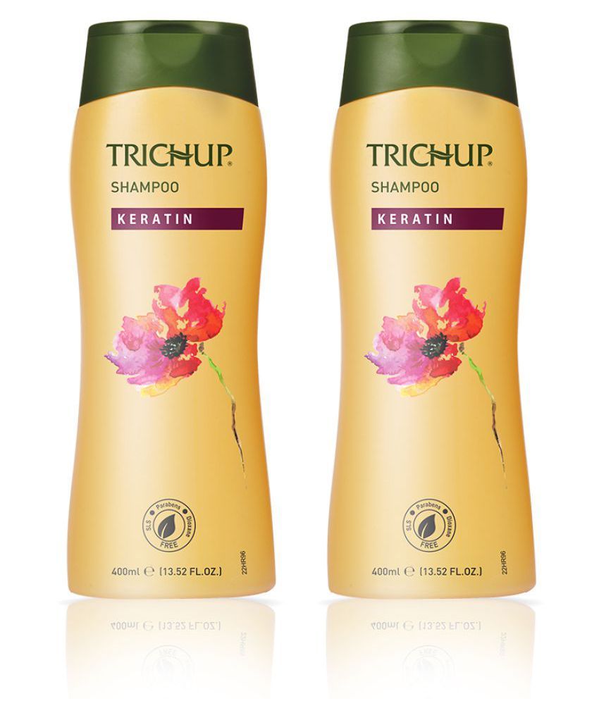 Trichup Keratin Shampoo (400 mL x 2) Pack of 2: Buy Trichup Keratin ...