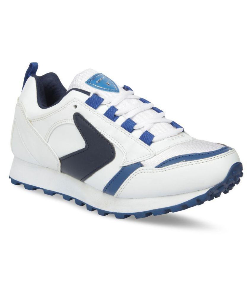 white spin shoes