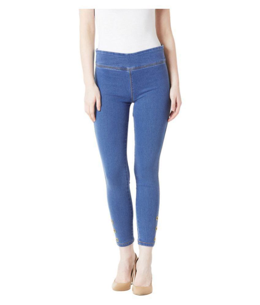     			Miss Chase Denim Jeggings - Blue