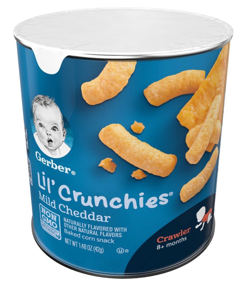 Gerber Mild Cheddar Snack Foods for Under 6 Months ( 42 gm ) Buy