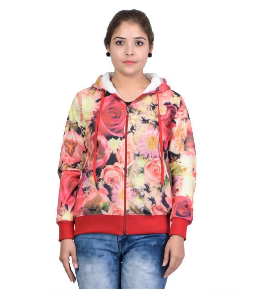     			Kaily Cotton Multi Color Hooded Sweatshirt