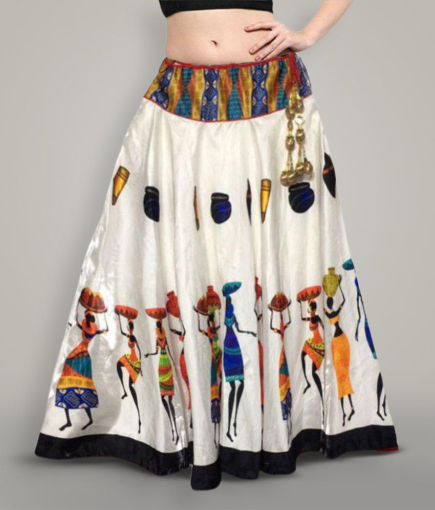 multi colour long skirt