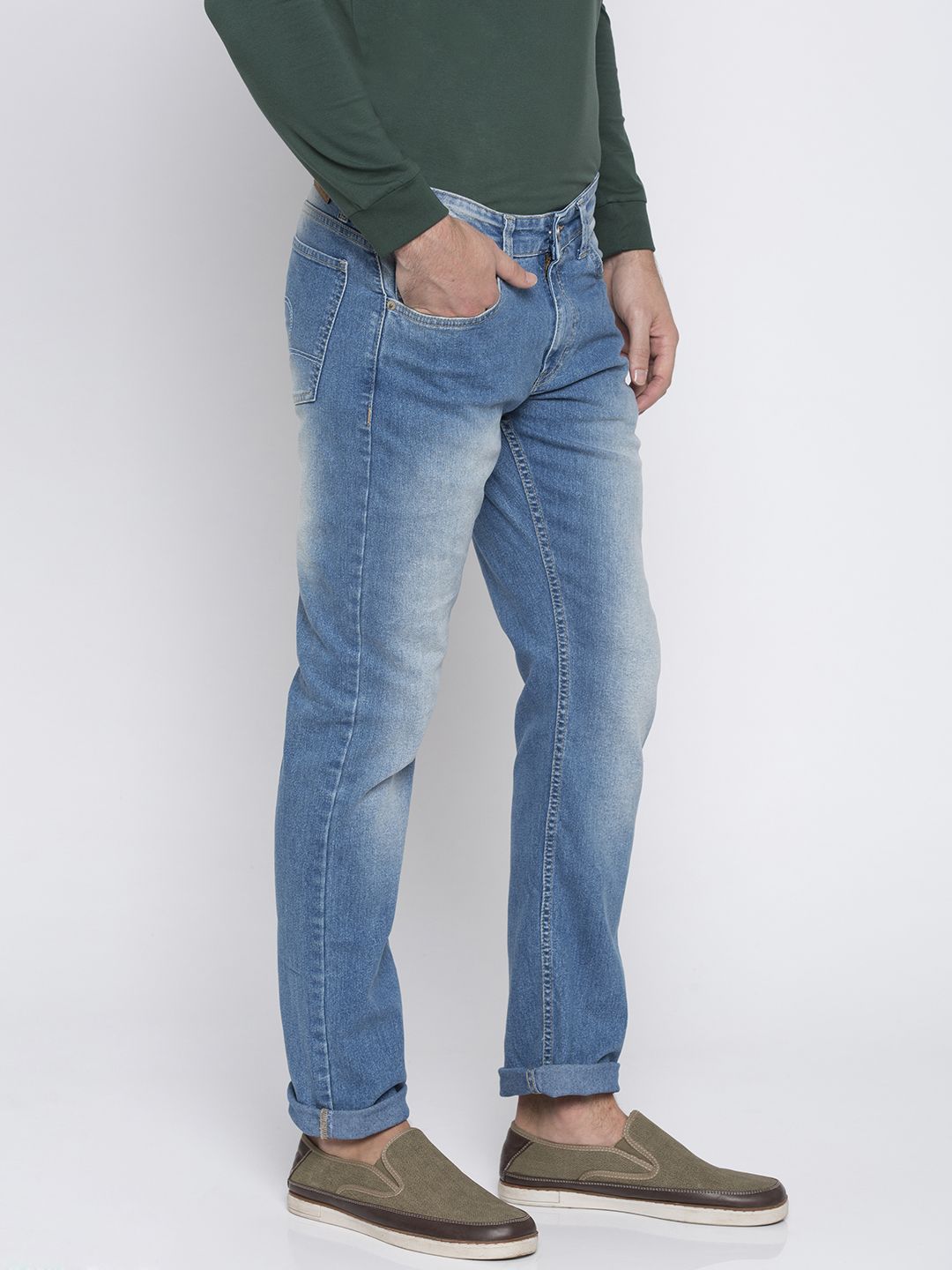 spykar slim men blue jeans