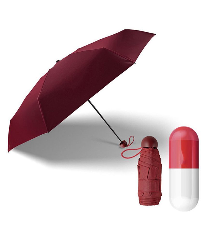     			Eastern Club Stylish & Cute Capsule Travel Umbrella 4 Fold Strong & UV Proof Sun-Rain Umbrella