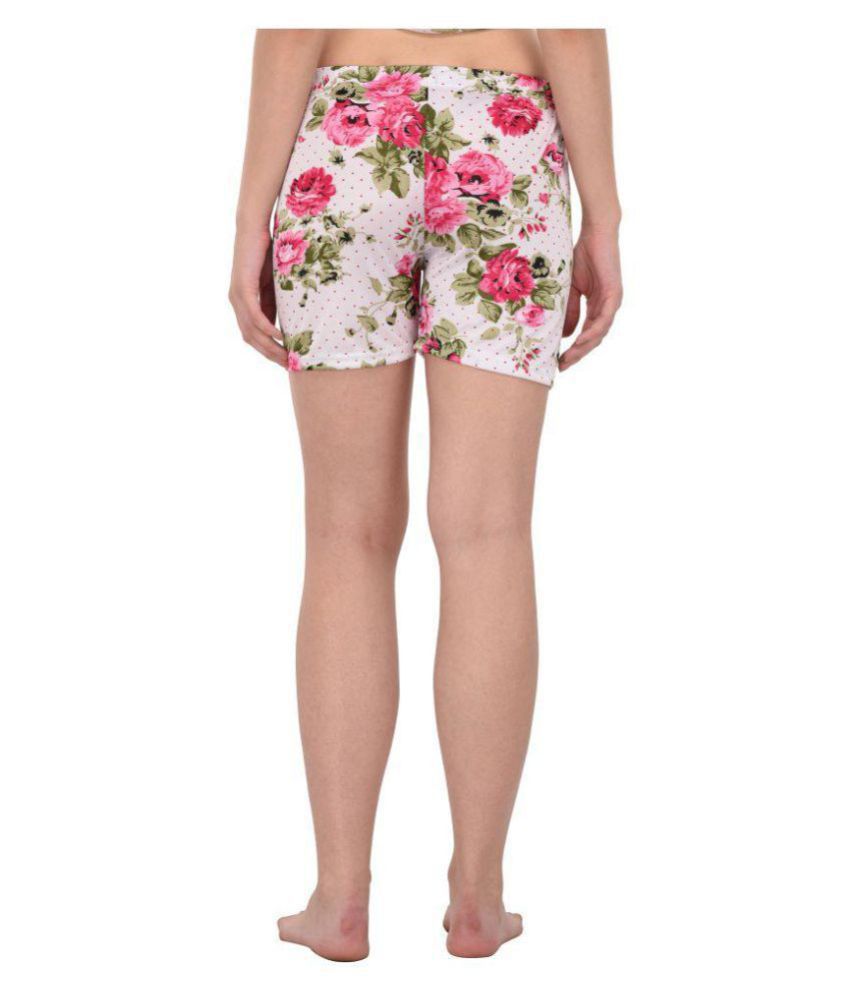 Buy You Forever Satin Night Shorts - Multi Color Online at Best Prices in India - Snapdeal