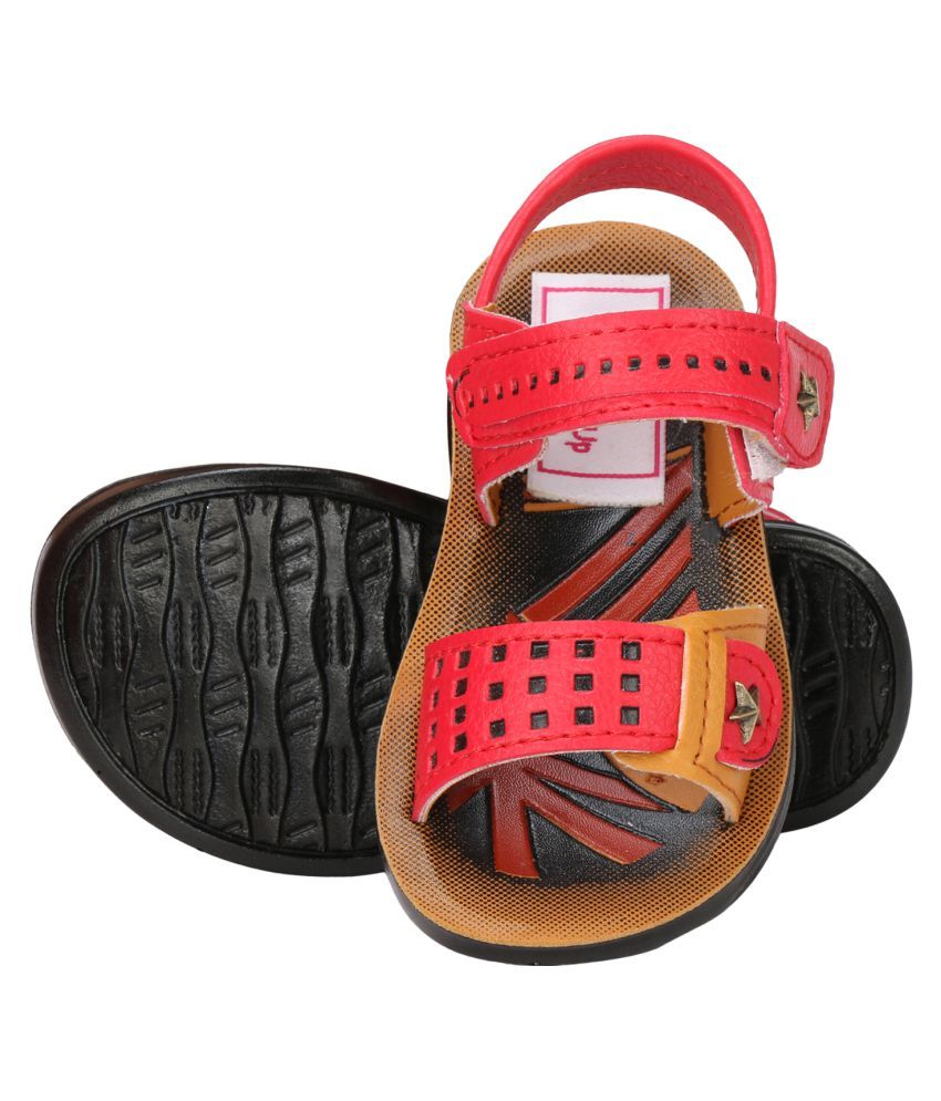 childrens red sandals