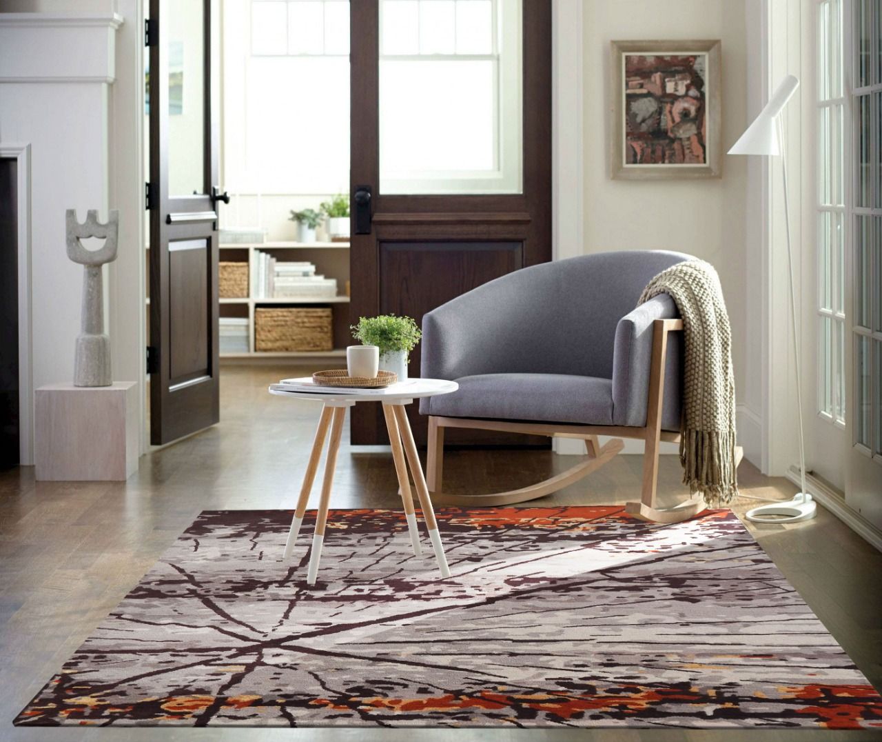 Weavers Knot Multi Wool Carpet Geometrical 6x9 Ft Buy Weavers Knot